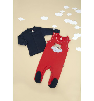 Marškinėlių ir šliaužtinukų rinkinukas "Meškiukas"