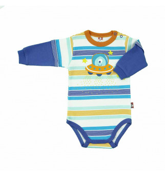 Mėlynas ir oranžinis dryžuotas smėlinukas "Pagrindiniai"