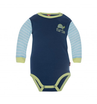 Mėlynas smėlinukas žydromis rankovėmis "Vėžliukas"