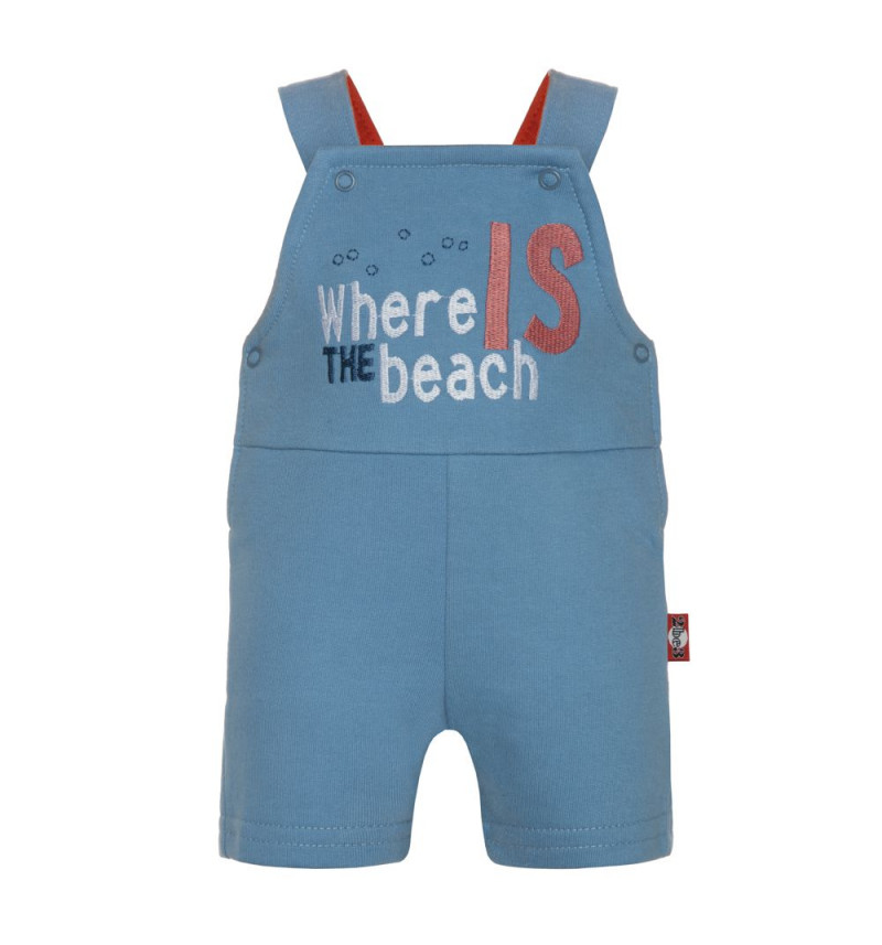 Mėlynos kelnės su petnešomis "Paplūdimys"