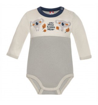 Pilkas smėlinukas  ilgomis rankovėmis "Dvi Koalos"