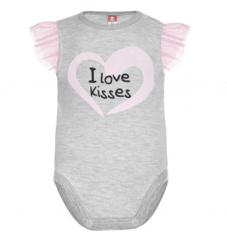 Pilkas smėlinukas puošniomis rankovėmis "Pantera"