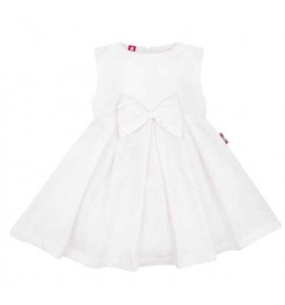 Puošni balta  suknelė su kaspinu "Boho"