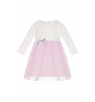 Puošni suknelė su tiulio sijonėliu