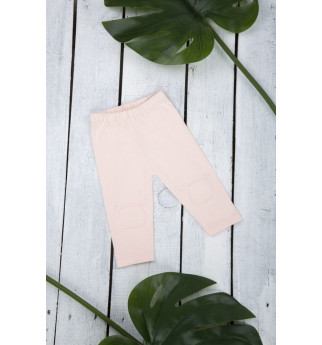 Rausvos kelnės su išsiuvinėtu žvėreliu "Pantera"