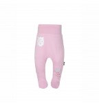 Rožinės kelnės "Balta kišenėlė"