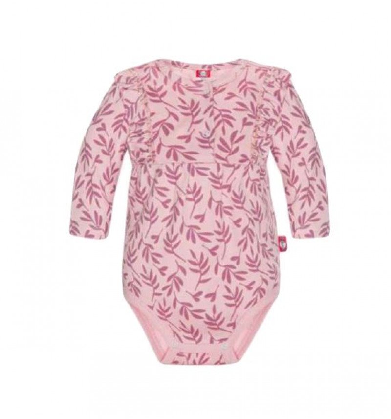 Rožinis smėlinukas ilgomis rankovėmis "Boho"