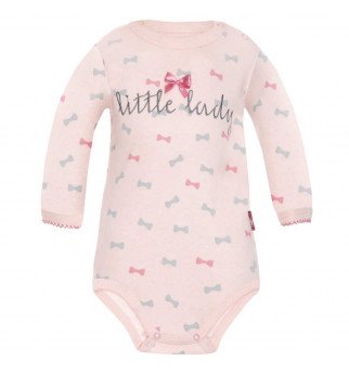 Rožinis smėlinukas ilgomis rankovėmis "Mažoji Ledi"