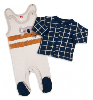 Šliaužtinukų ir marškinėlių komplektas "Koala"