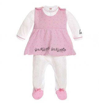 Šliaužtinukų ir marškinėlių rinkinys "Širdelė"