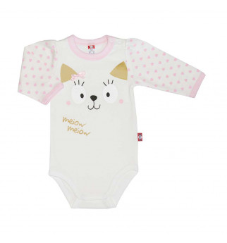 Smėlio spalvos smėlinukas "Bella" su širdelių rankovėmis