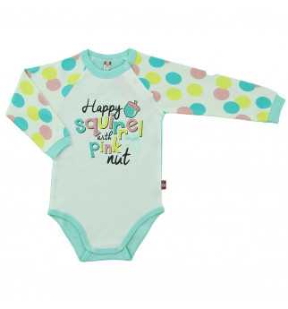 Smėlio spalvos smėlinukas su melsvais apvadukais "Širdelė"