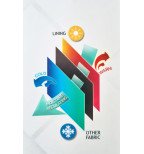 Baltas lauko kombinezonas su kapišonu 