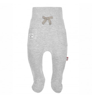 Šviesiai pilkos kelnės su kišenėmis