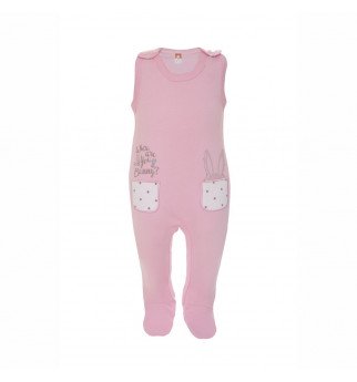 Šviesiai rožiniai šliaužtinukai "Kiškutis"