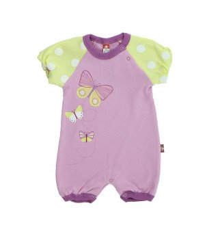 Vasariški šliaužtinukai pūstomis rankovėmis "Drugelis"