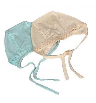 Vilaurita kepuraitė išvirkšiomis siūlėmis iš bambuko pluošto