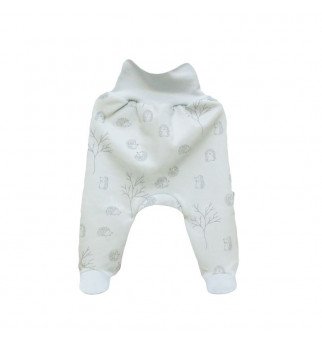 Vilaurita melsvos pašiltintos kelnės su pėdutėmis "Edy"