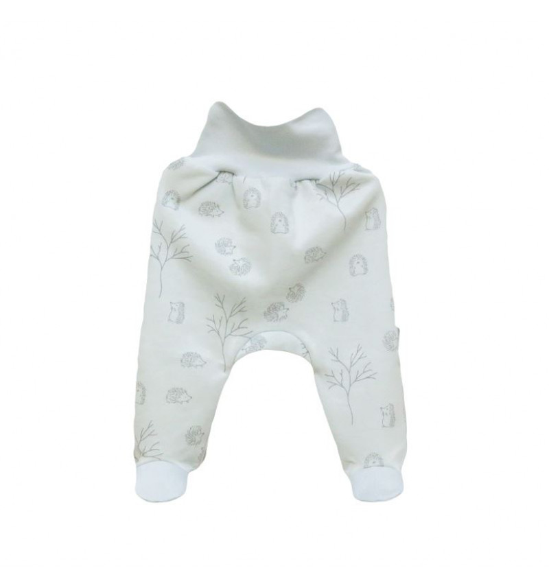 Vilaurita melsvos pašiltintos kelnės su pėdutėmis "Edy"