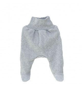 Vilaurita šiltos pilkos kelnės su pėdutėmis "Roksi"