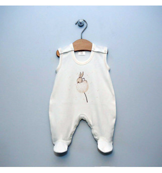 Vilaurita smėlio spalvos šliaužtinukai trumpomis rankovėmis "Bani"