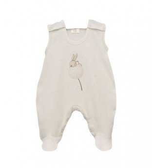 Vilaurita smėlio spalvos šliaužtinukai trumpomis rankovėmis "Bani"