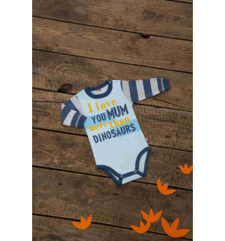 Žydras smėlinukas ilgomis rankovėmis