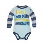 Žydras smėlinukas ilgomis rankovėmis