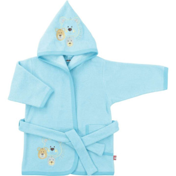 Sky blue bathrobe 