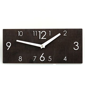 Black Wooden Clock (2 Sizes)
