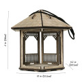 Medinė lesyklėlė paukščiams, Gazebo lesyklėlė