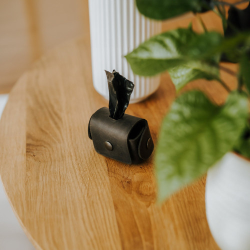Dog Waste Bag Holder, Leather Holder