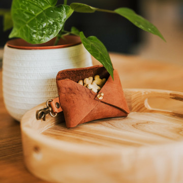 Leather Dog Treat Pouch