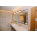 Large modern wooden wall lamp
