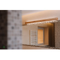 Large modern wooden wall lamp