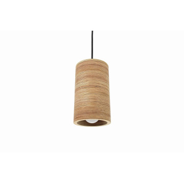 Wooden hanging lamp