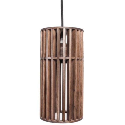 Hanging wooden ceiling lamp