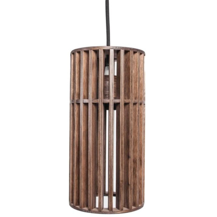 Hanging wooden ceiling lamp