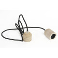 Hanging wooden lamp 