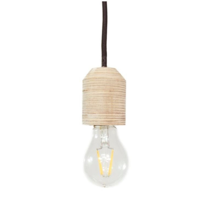 Hanging wooden lamp 