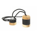 Hanging wooden lamp 