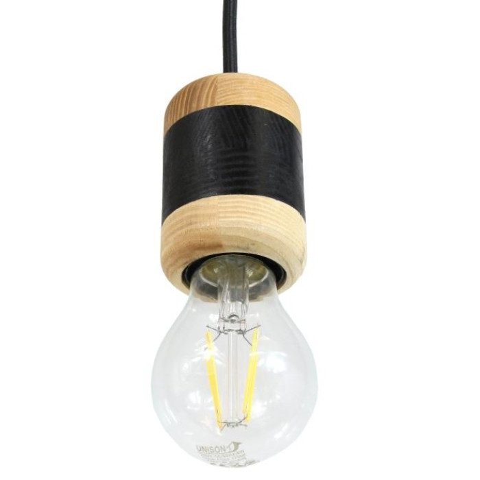 Hanging wooden lamp 