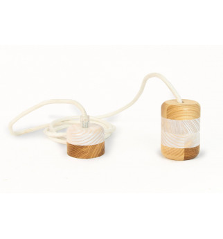 Pakabinamas medinis šviestuvas "Retro3"