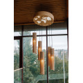 Ainulaadne puidust ripplamp