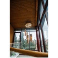 Ainulaadne puidust ripplamp