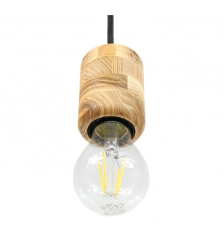 Pakabinamas medinis šviestuvas "Retro"