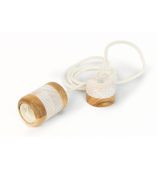 Pakabinamas medinis šviestuvas "Retro3"