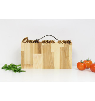 Medinė pjaustymo lenta "Ommm"