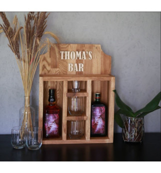 Medinis vardinis mini baras