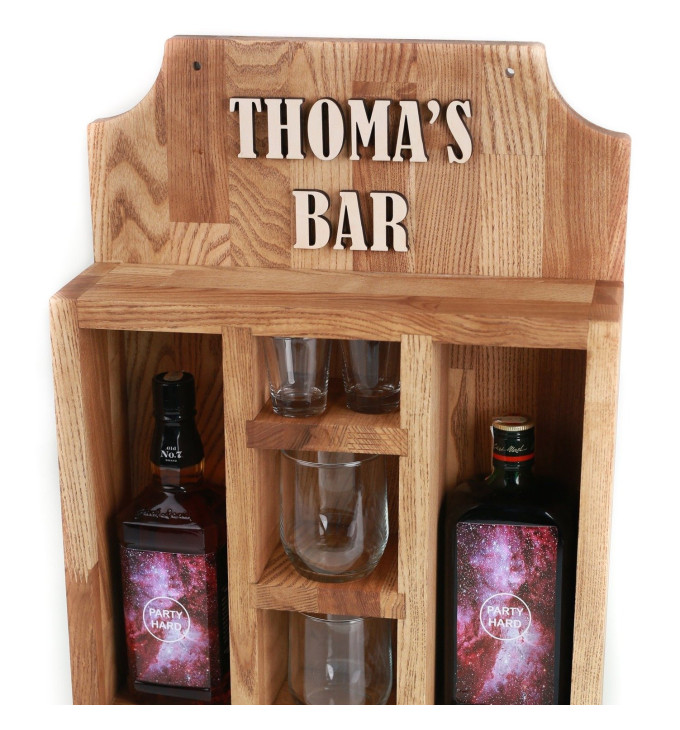 Medinis vardinis mini baras